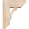 Ekena Millwork Olympic Slat Smooth Bracket w/ Offset Brace, Douglas Fir, 7 1/2"W x 18"D x 22"H BKT0806X18X22OLY06SDF - alternate 4